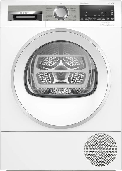 Bosch Serie 6 WQG235D9NL wasdroger Vrijstaand Voorlader 8 kg Wit
